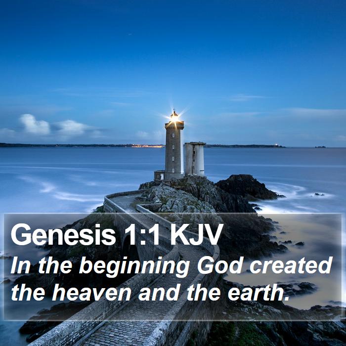 Genesis 1:1 KJV Bible Study