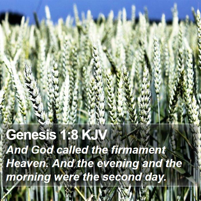 Genesis 1:8 KJV Bible Study