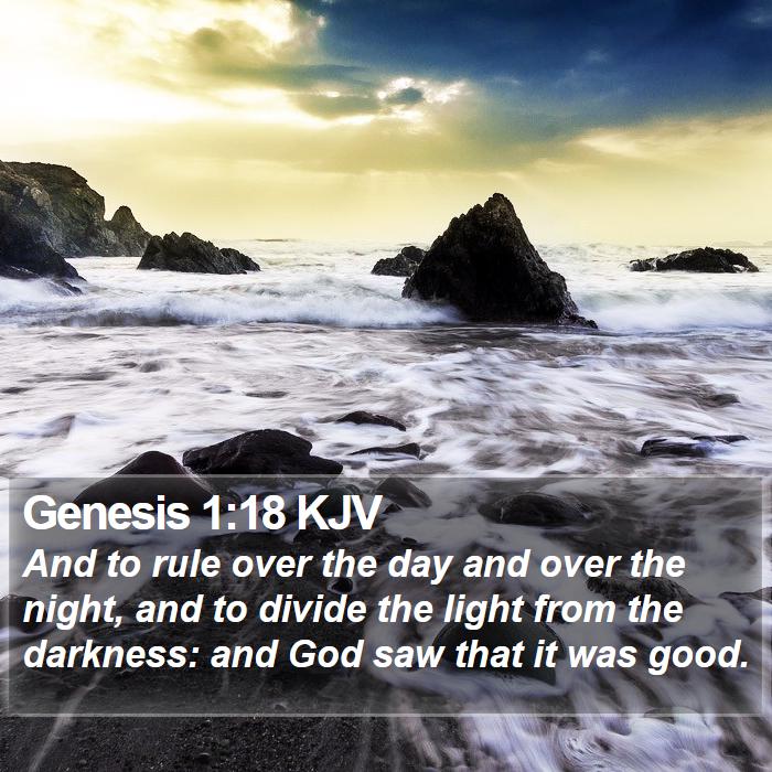 Genesis 1:18 KJV Bible Study