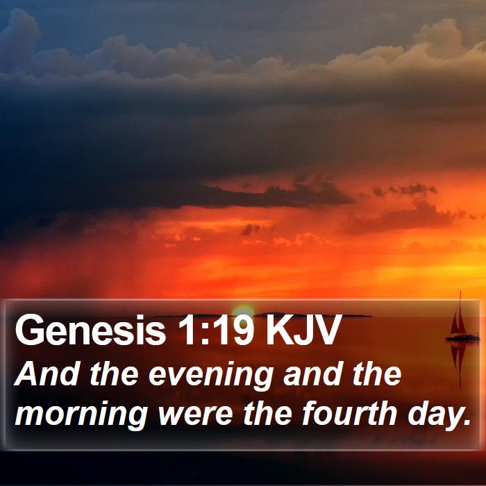 Genesis 1:19 KJV Bible Study