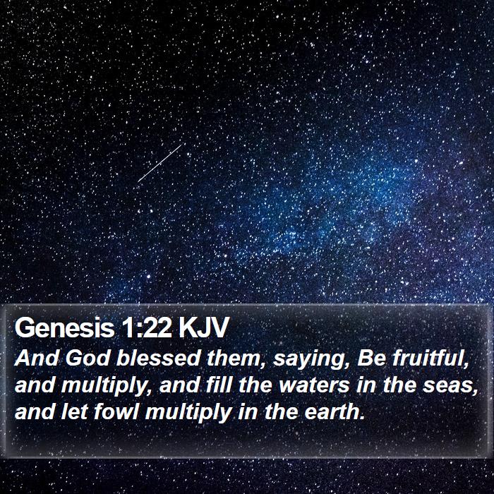 Genesis 1:22 KJV Bible Study