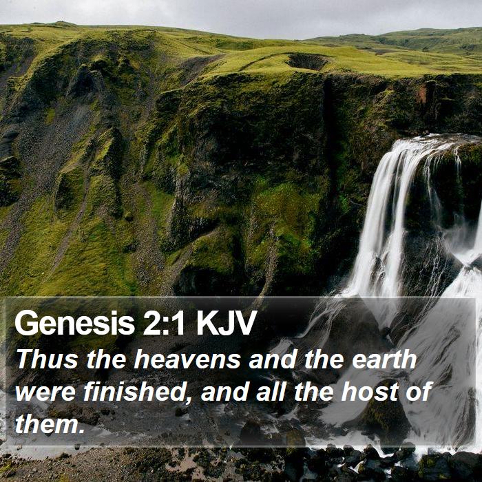 Genesis 2:1 KJV Bible Study