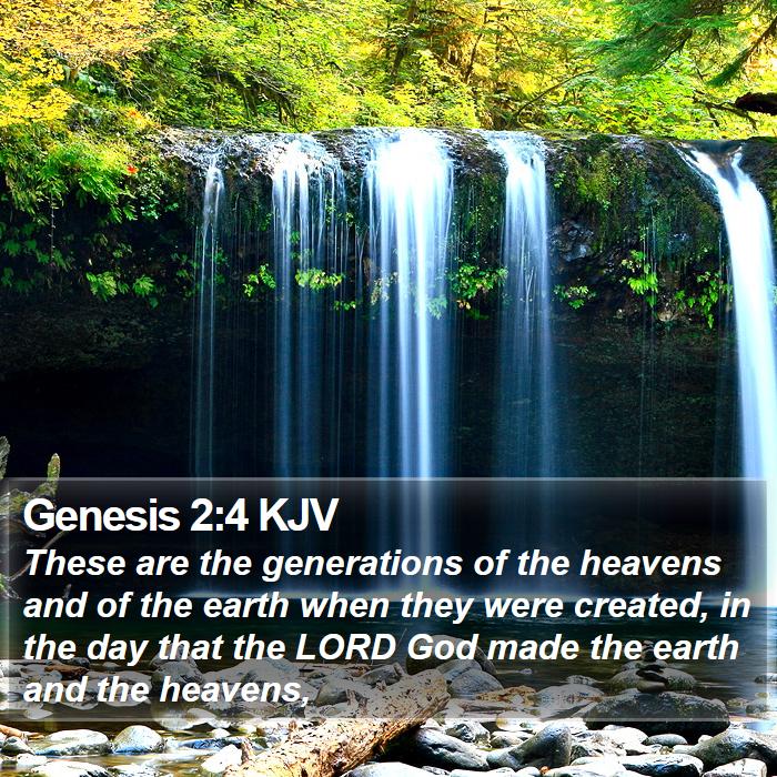 Genesis 2:4 KJV Bible Study