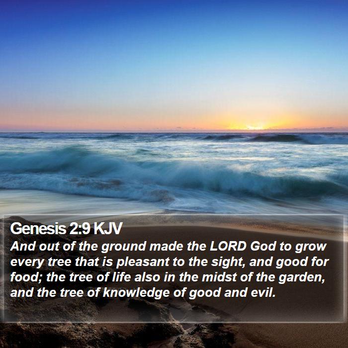 Genesis 2:9 KJV Bible Study