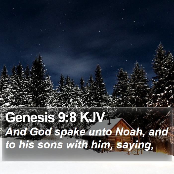 Genesis 9:8 KJV Bible Study