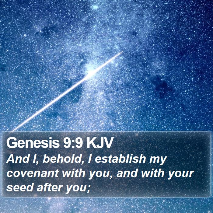 Genesis 9:9 KJV Bible Study