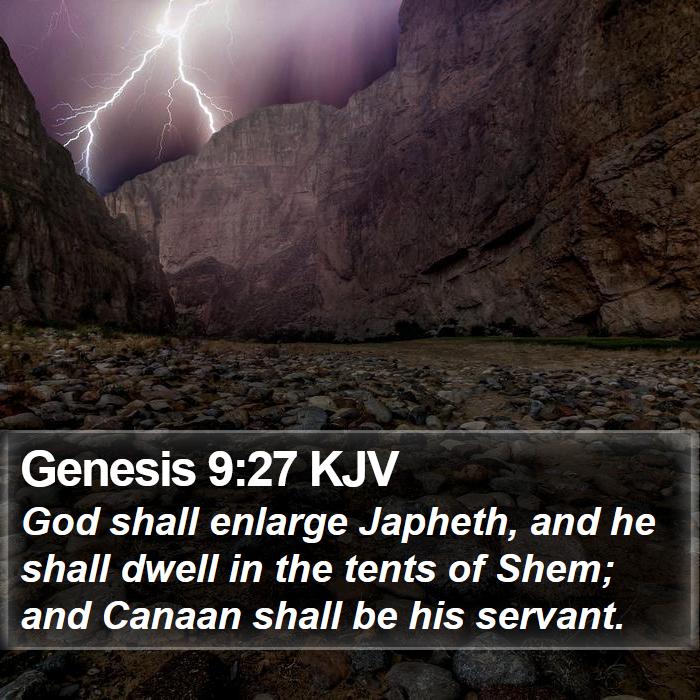 Genesis 9:27 KJV Bible Study