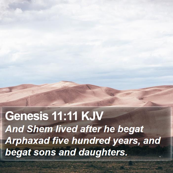 Genesis 11:11 KJV Bible Study