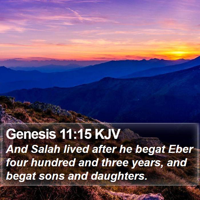 Genesis 11:15 KJV Bible Study