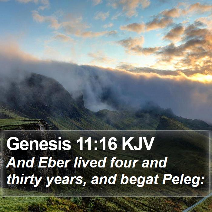 Genesis 11:16 KJV Bible Study