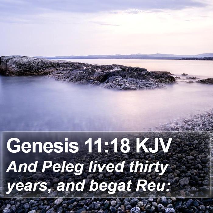 Genesis 11:18 KJV Bible Study