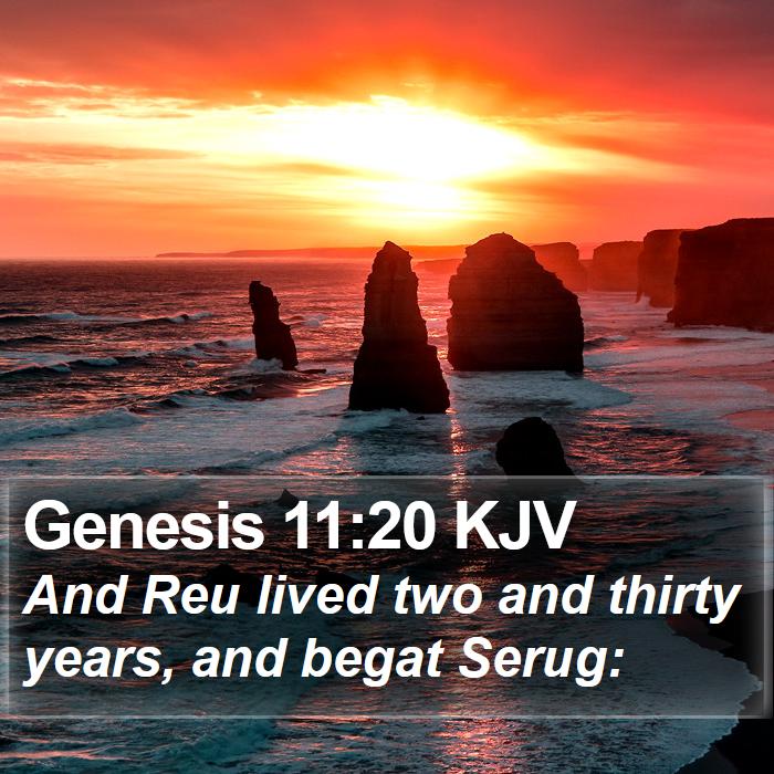 Genesis 11:20 KJV Bible Study