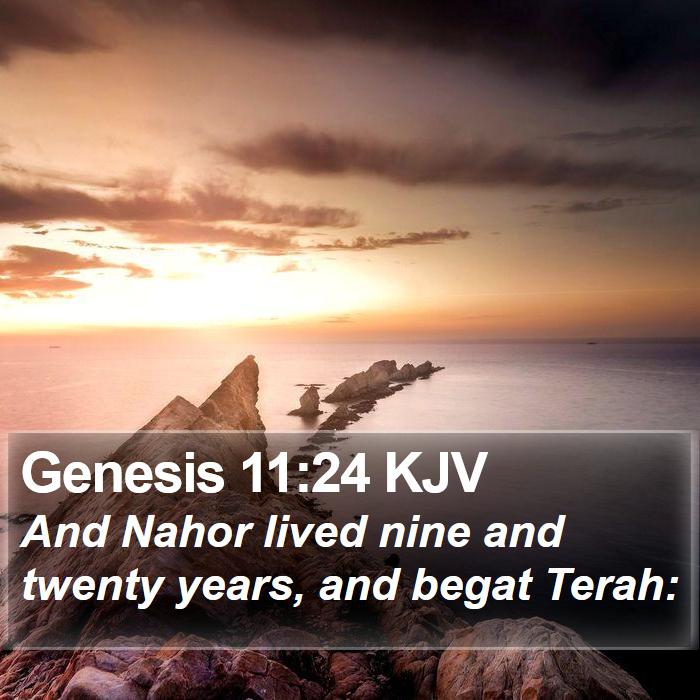 Genesis 11:24 KJV Bible Study