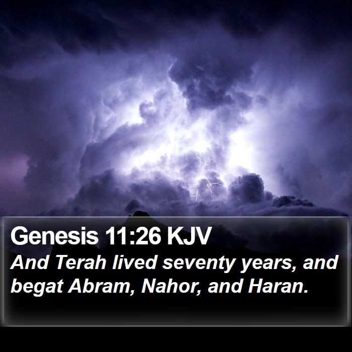 Genesis 11:26 KJV Bible Study