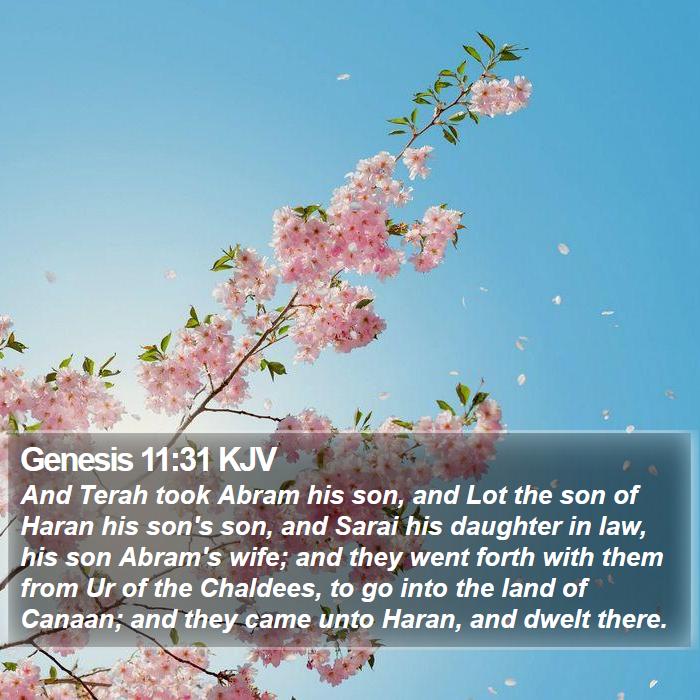 Genesis 11:31 KJV Bible Study