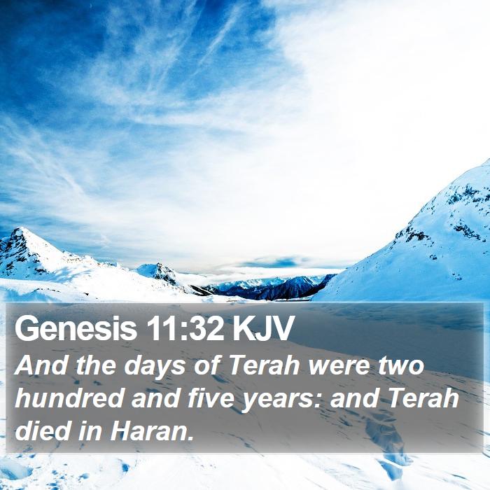 Genesis 11:32 KJV Bible Study