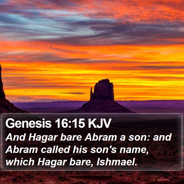 Genesis 16:15 KJV Bible Study