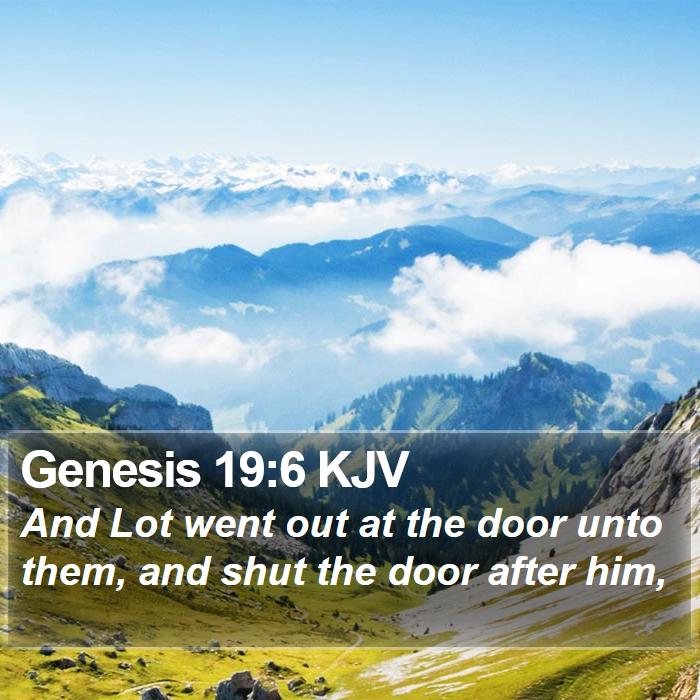 Genesis 19:6 KJV Bible Study