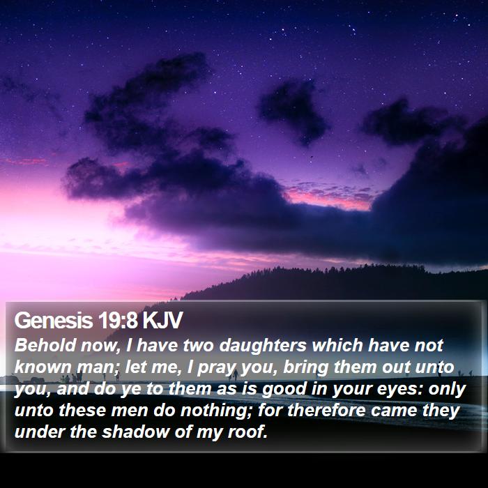 Genesis 19:8 KJV Bible Study