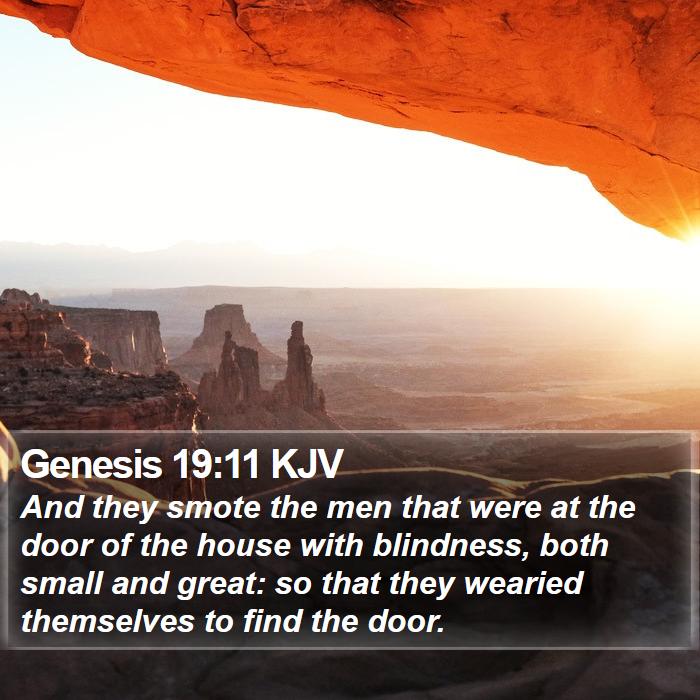 Genesis 19:11 KJV Bible Study