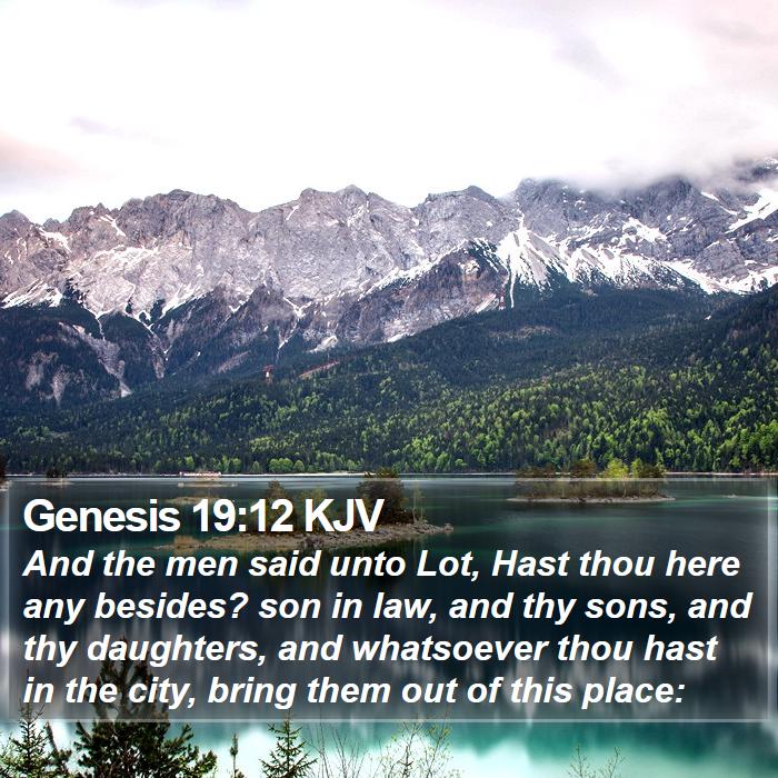 Genesis 19:12 KJV Bible Study