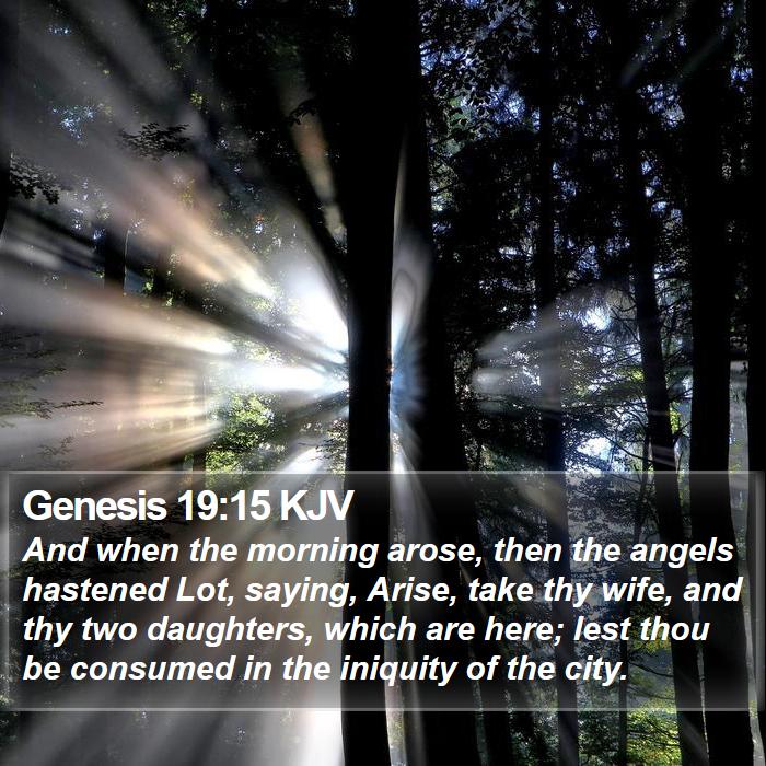 Genesis 19:15 KJV Bible Study