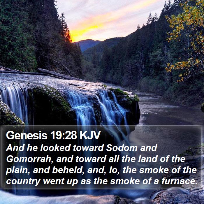 Genesis 19:28 KJV Bible Study