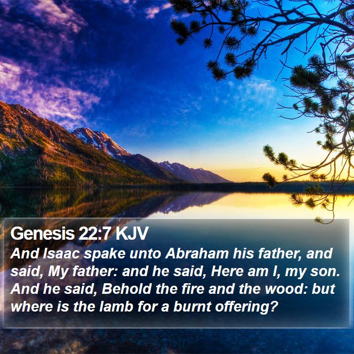 Genesis 22:7 KJV Bible Study