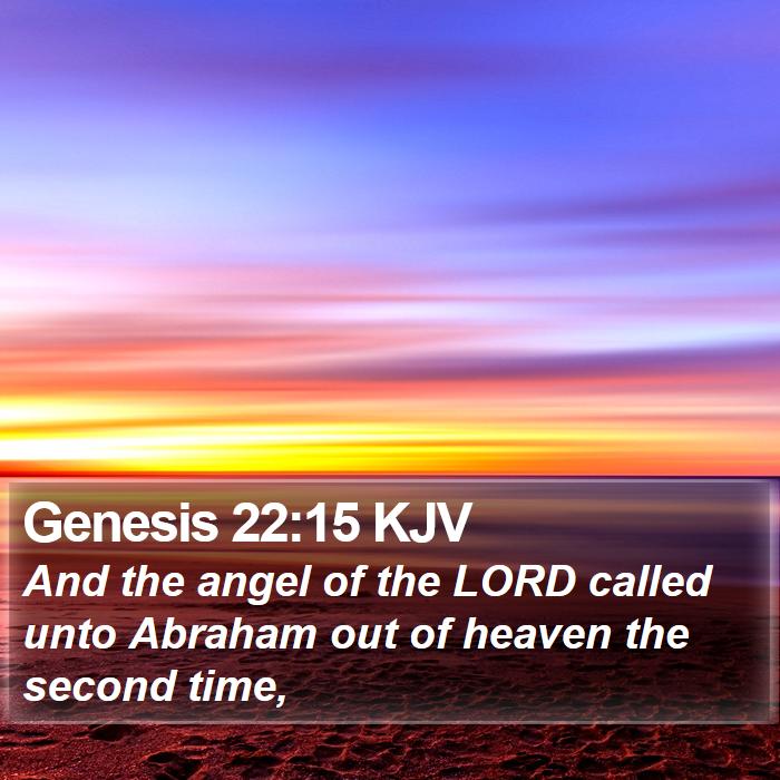 Genesis 22:15 KJV Bible Study