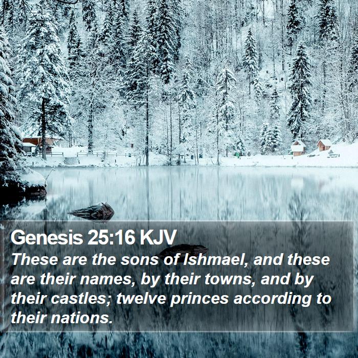 Genesis 25:16 KJV Bible Study