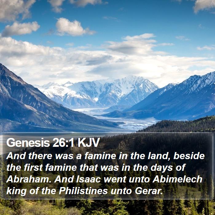 Genesis 26:1 KJV Bible Study