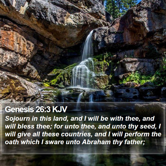 Genesis 26:3 KJV Bible Study