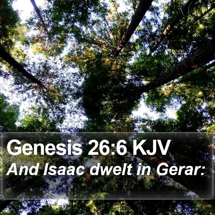 Genesis 26:6 KJV Bible Study