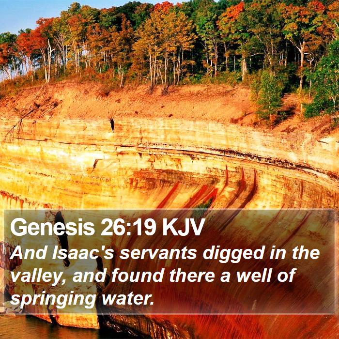 Genesis 26:19 KJV Bible Study