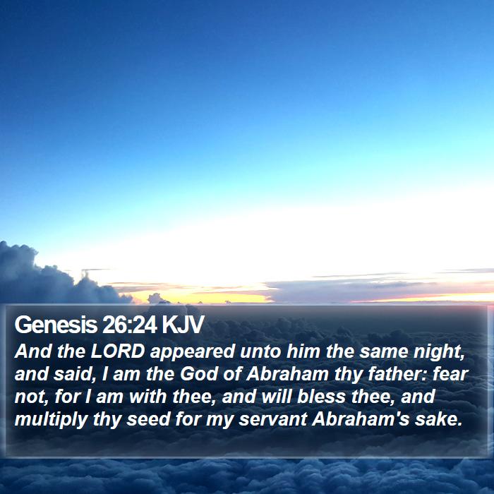 Genesis 26:24 KJV Bible Study