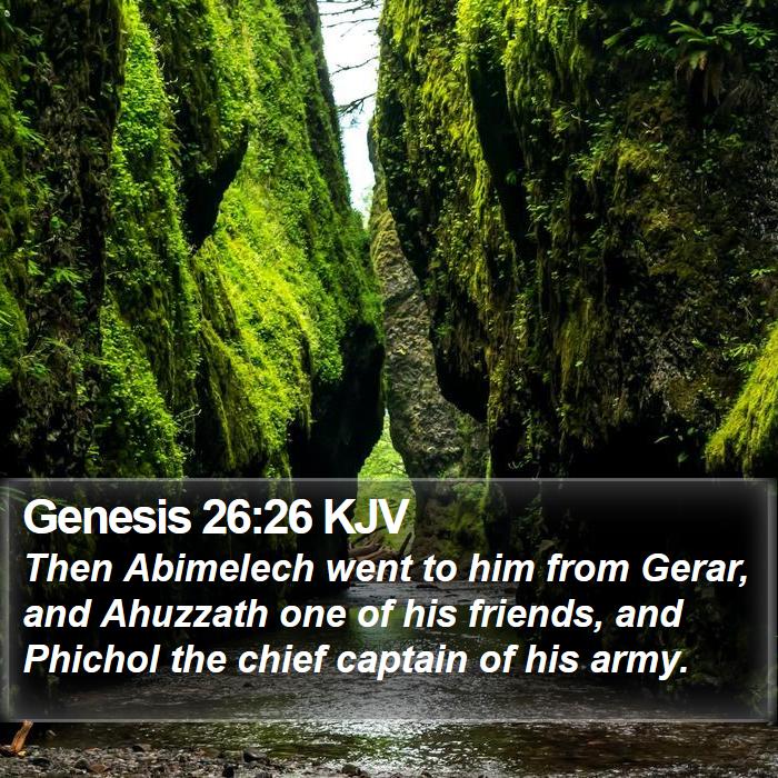 Genesis 26:26 KJV Bible Study