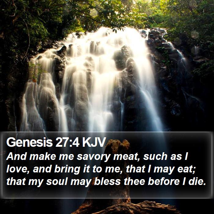 Genesis 27:4 KJV Bible Study