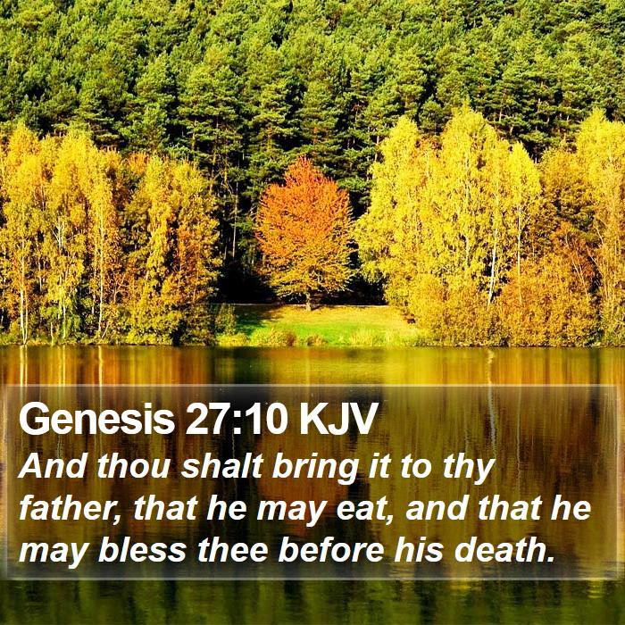 Genesis 27:10 KJV Bible Study