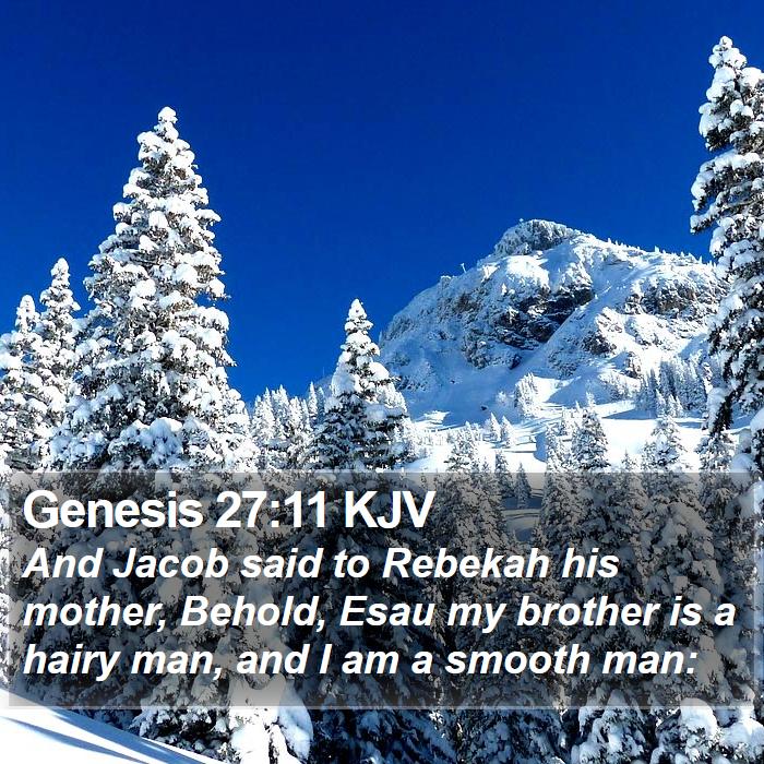 Genesis 27:11 KJV Bible Study