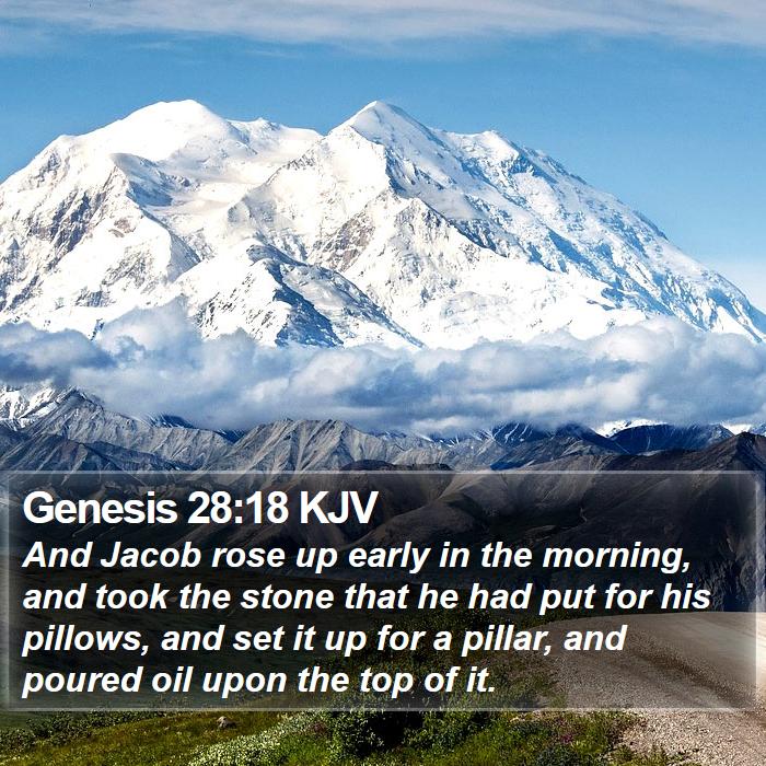 Genesis 28:18 KJV Bible Study