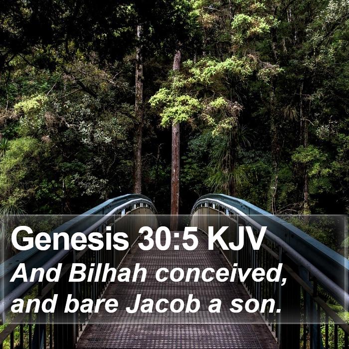 Genesis 30:5 KJV Bible Study