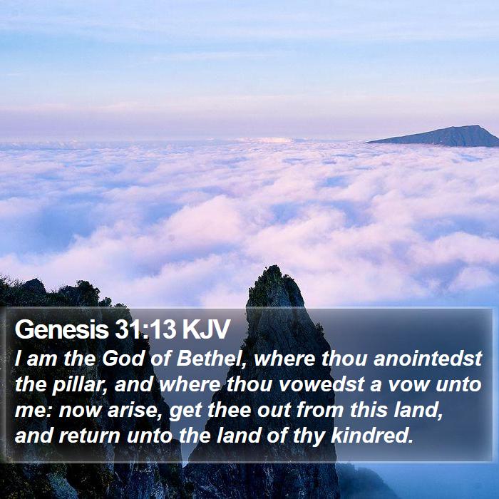 Genesis 31:13 KJV Bible Study