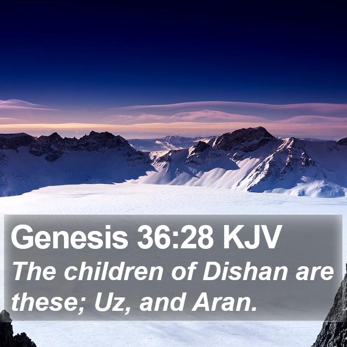 Genesis 36:28 KJV Bible Study