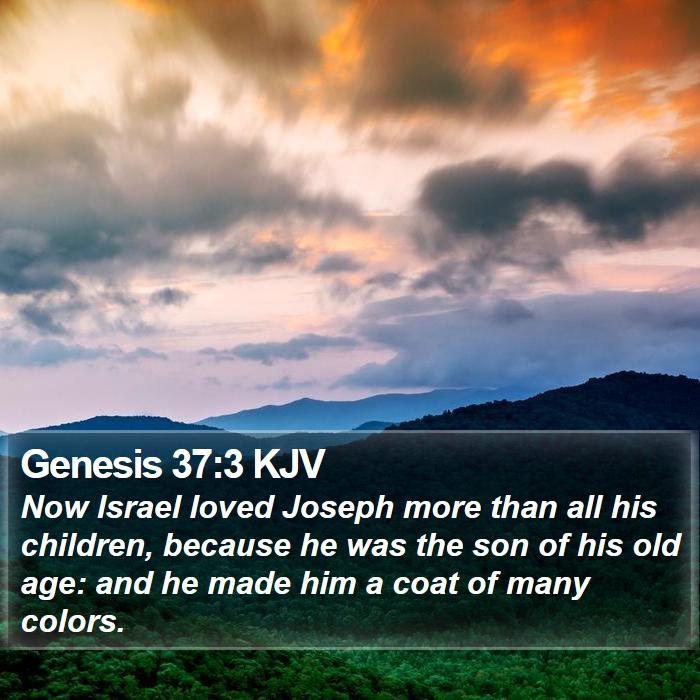 Genesis 37:3 KJV Bible Study