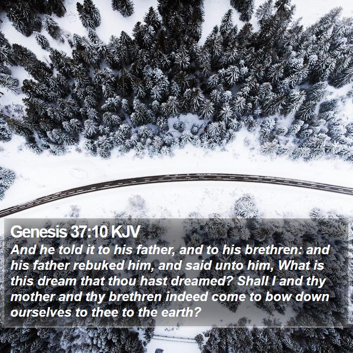 Genesis 37:10 KJV Bible Study