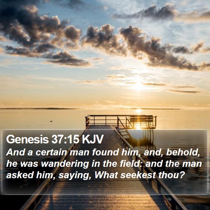 Genesis 37:15 KJV Bible Study