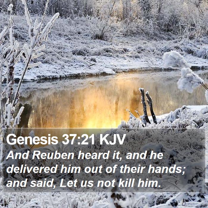 Genesis 37:21 KJV Bible Study