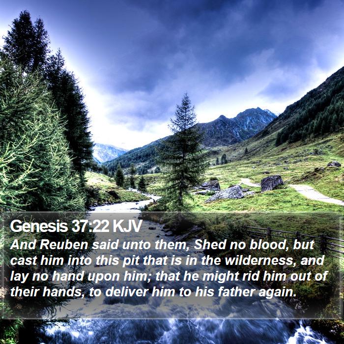 Genesis 37:22 KJV Bible Study