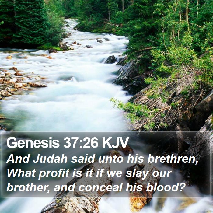 Genesis 37:26 KJV Bible Study