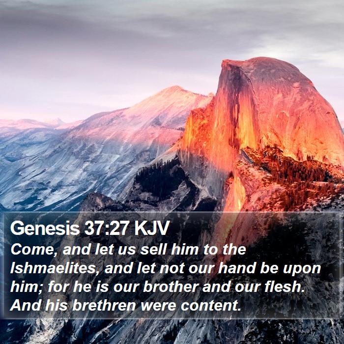 Genesis 37:27 KJV Bible Study